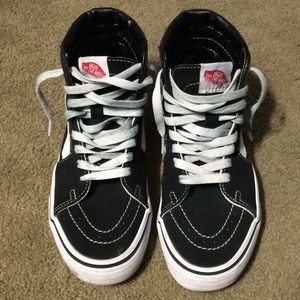 Vans black Sk8-Hi shoes